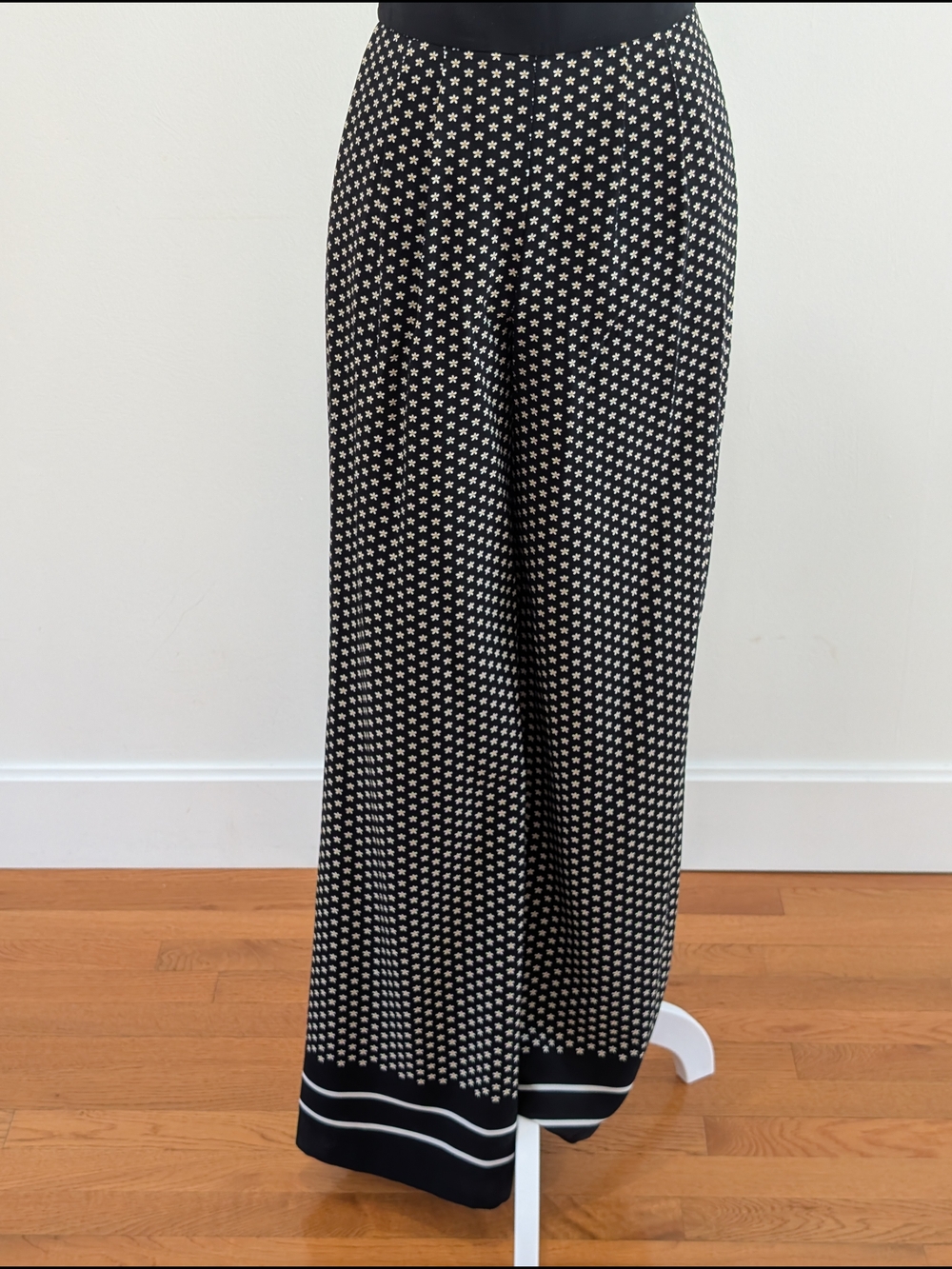 Ted Baker Black Floral Ditsy Pants